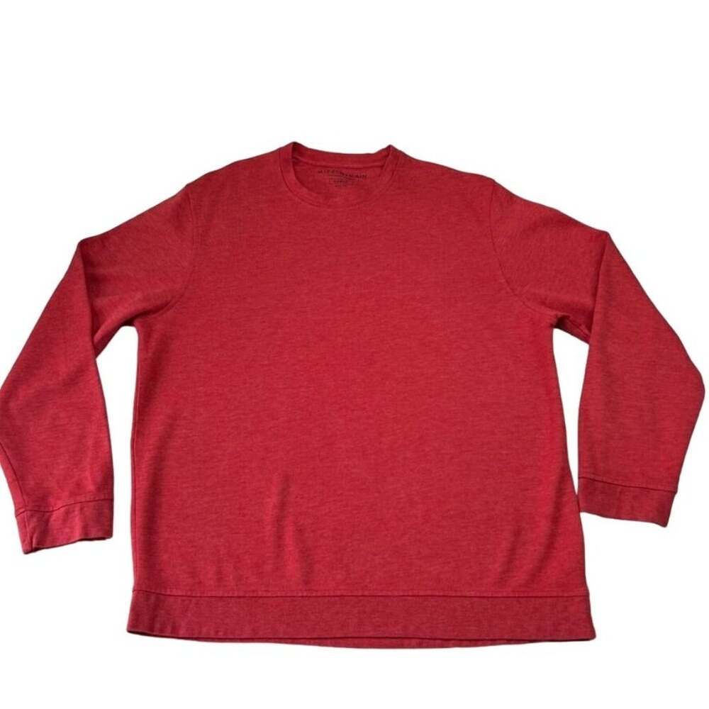 Mizzen Main Sweater Large Mens Performance Menswear Crew Neck Soft